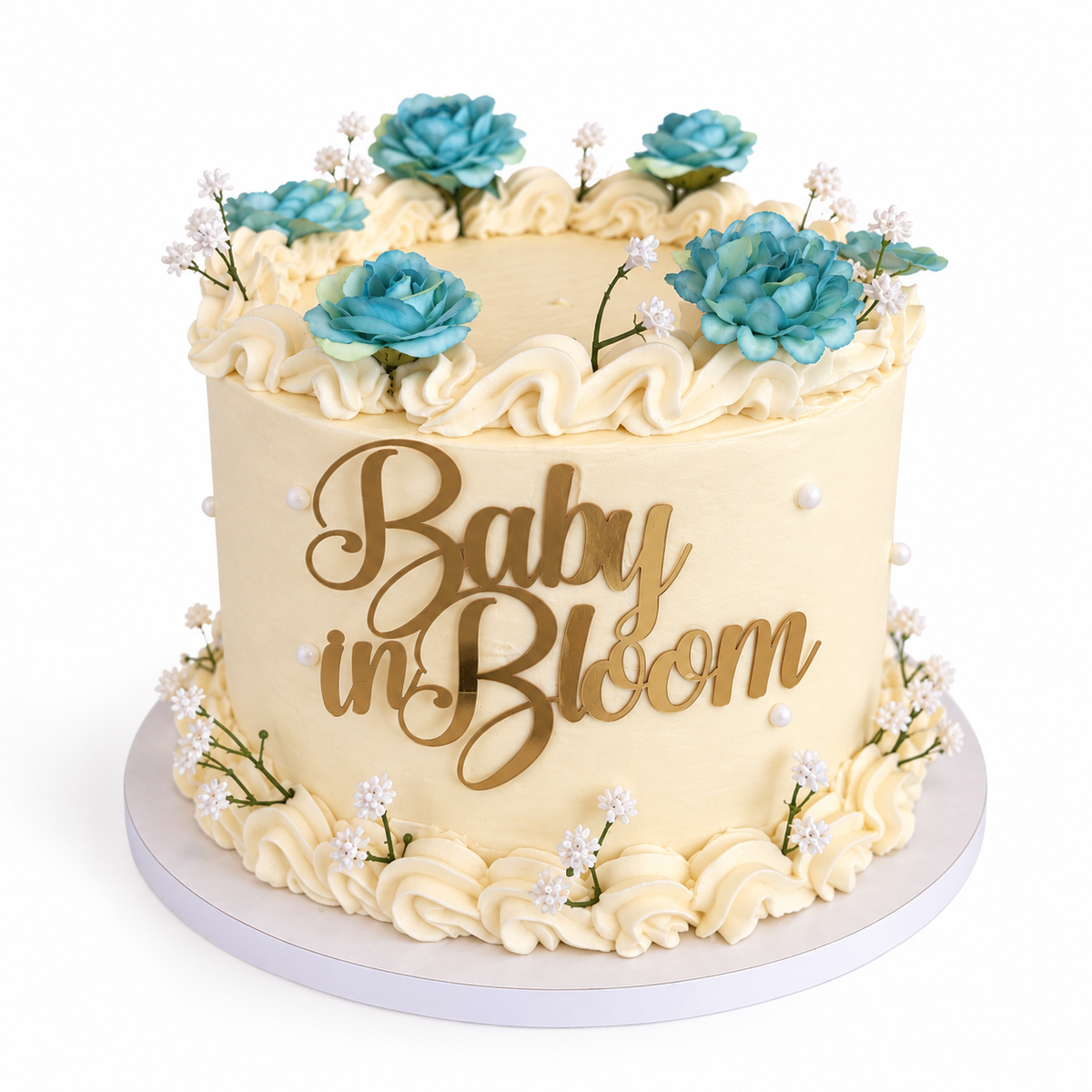 Baby in Bloom - Taart Blauw