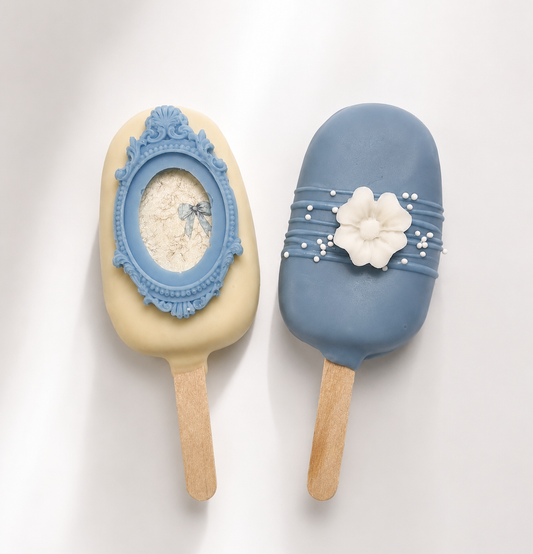 Bloom - Cakesicle Blauw met lijstje