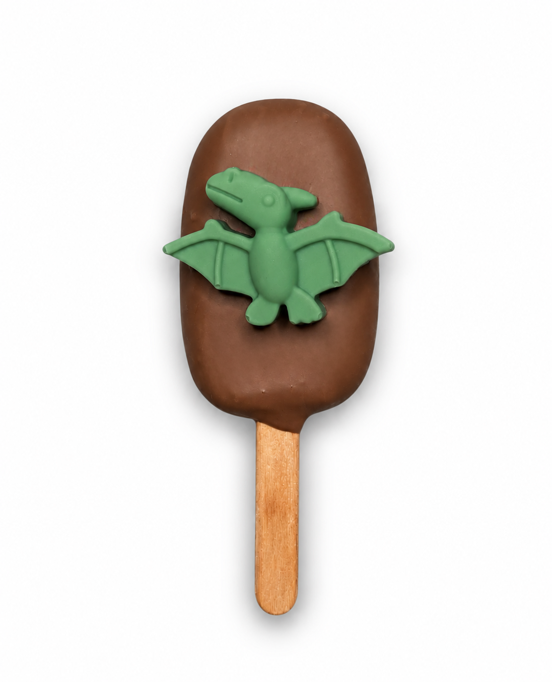 Dino - Cakesicle bruin met dino