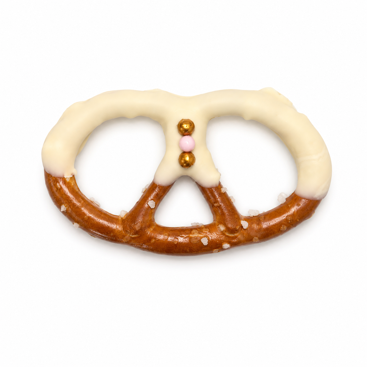 Pretzel met goude parels