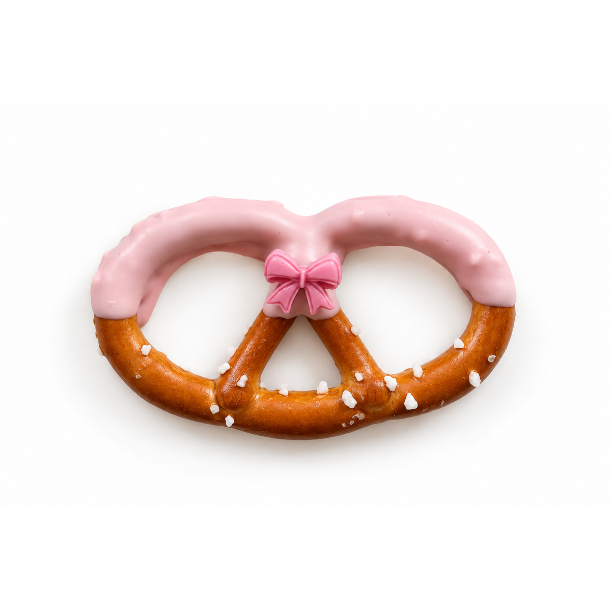Strikjes - Pretzel roze
