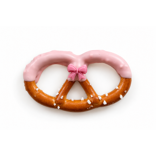 Strikjes - Pretzel roze