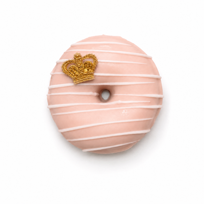 Prinses - Waffooz roze met kroon
